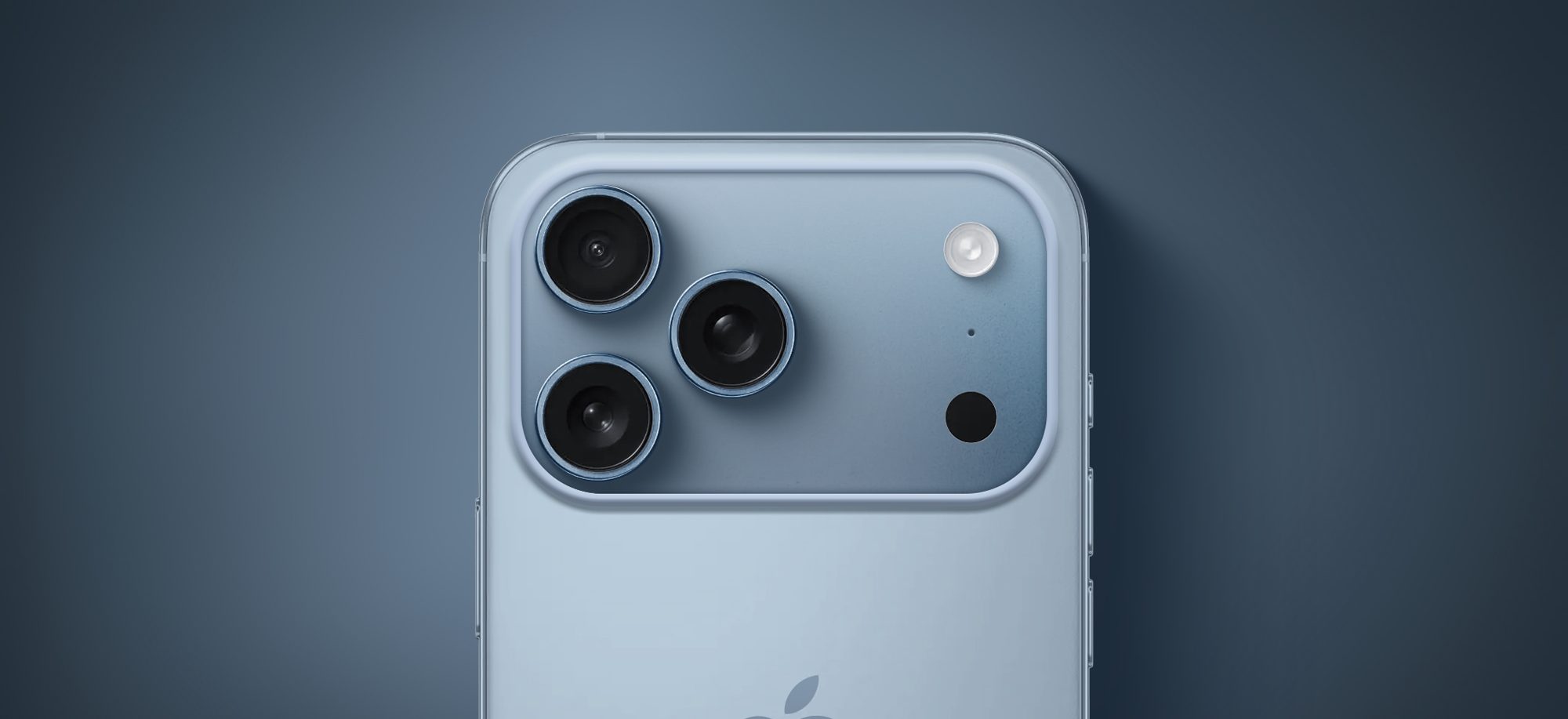 iPhone 17 Pro blue concept
